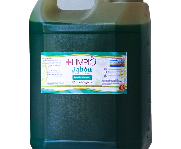 Jabon Liquido Manzana Para Ropa Mas Limpio Bio 5L