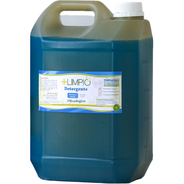 Liquido Limpiador Detergente Limon Mas Limpio 5L