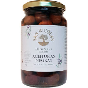 Aceitunas Negras Organicas San Nicolas 250g