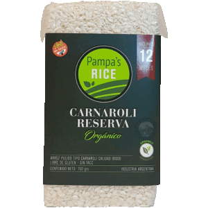 Arroz Carnaroli Organico Reserva 12 Meses Pampas Rice 750G