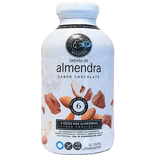 Bebida Almendras Chocolate Green Food Makers 350Ml