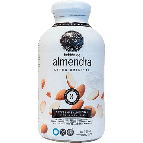 Bebida Almendras Original Green Food Makers 350M