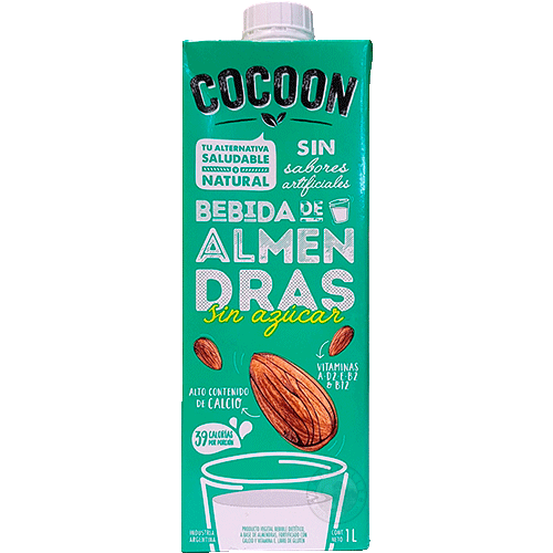 Bebida Almendras Original Sin Azucar Cocoon 1L
