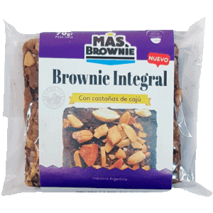 Brownie Integral Con Castañas De Caju Mas Brownie 70G