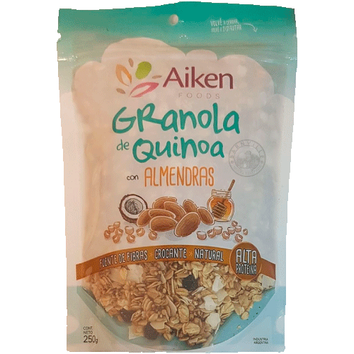 Granola De Quinoa Con Almendras Aiken 250G