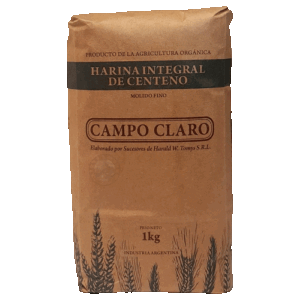 Harina De Centeno Integral Organica Campo Claro 1Kg