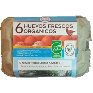 Huevos Organicos Coeco 6 Unidades