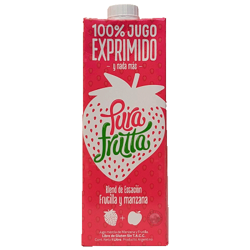 Jugo Manzana Y Frutilla Pura Frutta 1L