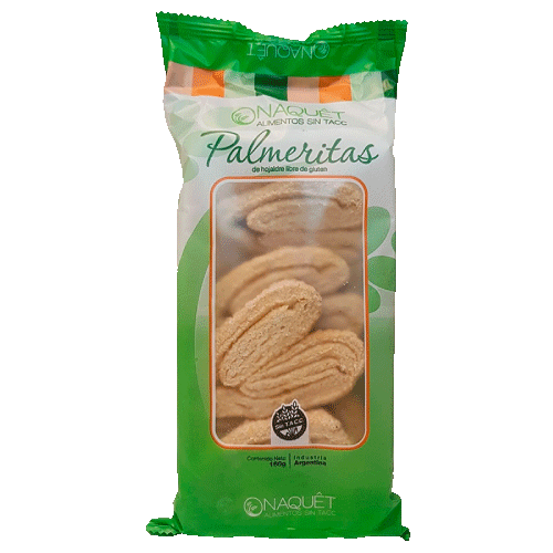 Palmeritas Hojaldre Sin Tacc Naquet 160G