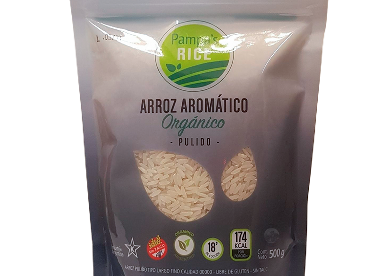 Arroz Aromatico Blanco Organico Pampas Rice 500g