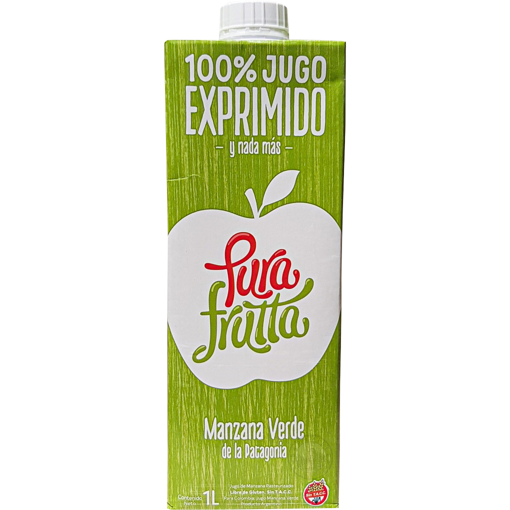 Jugo Manzana Verde Pura Frutta 1L
