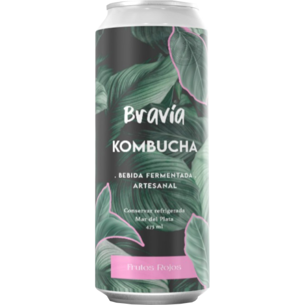 Kombucha Frutos Rojos Bravia 473ml