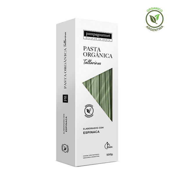 Tallarines Organicos con Espinaca Pampa Gourmet 500g