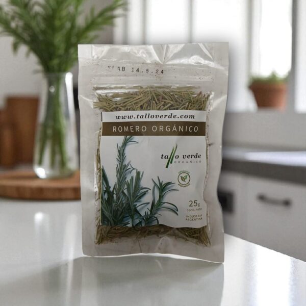 Tallo Verde 25g Romero Deshidratado Organico