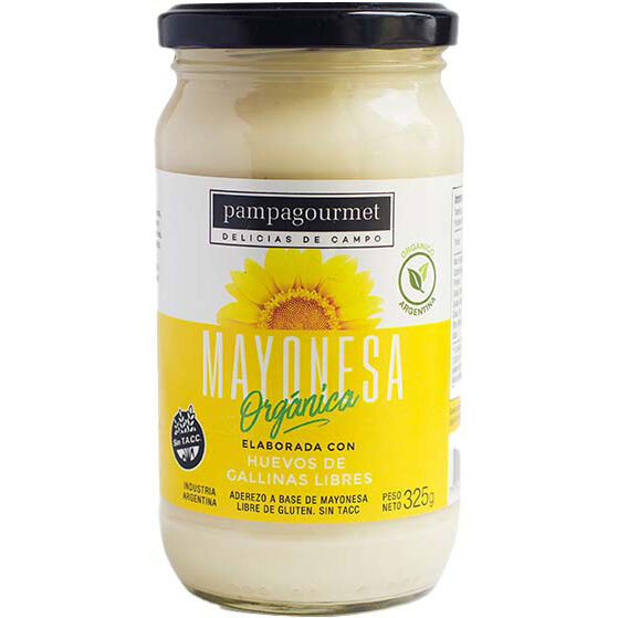 Mayonesa Clasica Organica Pampa Gourmet 325g
