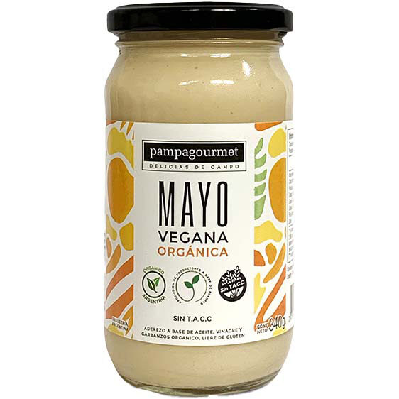 Mayonesa Vegana Organica Pampa Gourmet 340g