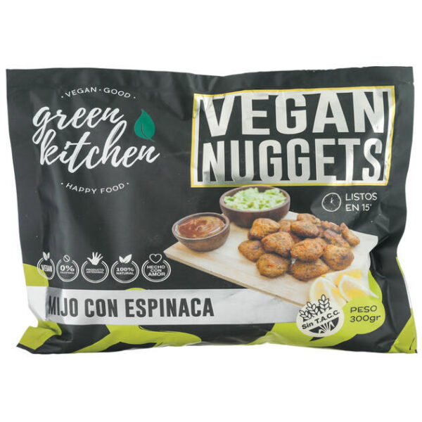 Nuggets Mijo Con Espinaca Green Kitchen 300g