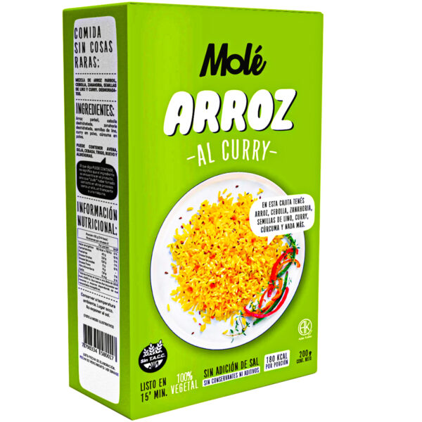 Arroz Al Curry Listo Mole 200G