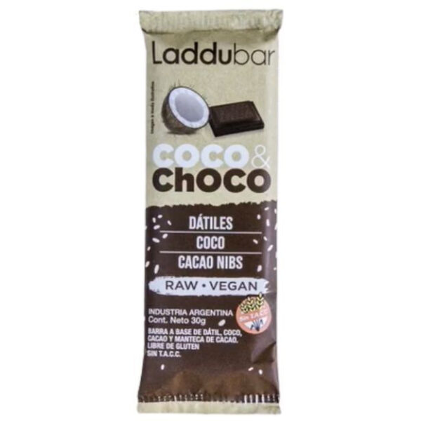 Barrita Datiles Coco & Choco Laddubar 30g