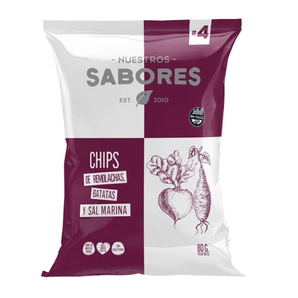 Chips de Remolachas y Batata x 80g - Nuestros Sabores