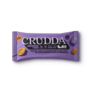 Crudda Bar Sabor Arandano y Nuez x40g - Crudda