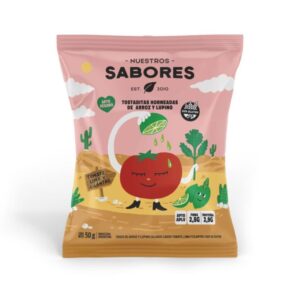 Nuestros Sabores Tostadas Tomate Lima y Cilantro 50g