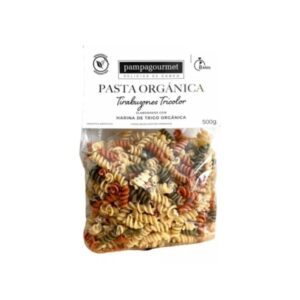 Pasta Organica Tirabuzones Tricolor Pampa Gourmet 500g