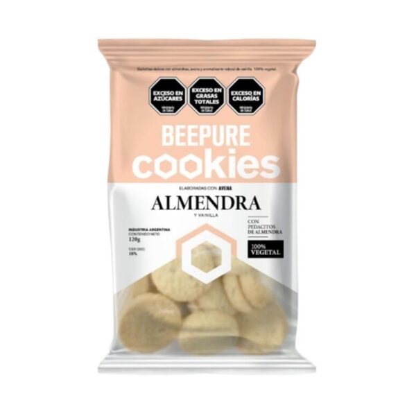 Cookies Avena y Almendra Beepure 120g
