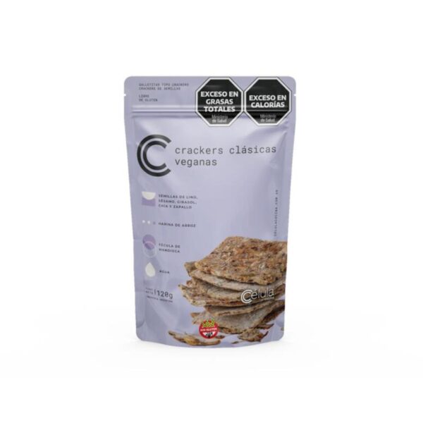 Crackers Veganas Clasicas Celula 120g