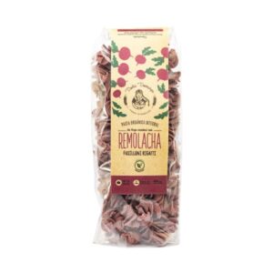 Pasta Integral Con Remolacha Fusilloni Rigatti Doña Dominga 400g