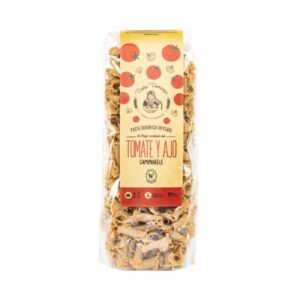 Pasta Integral Con Tomate y Ajo Campanelle Doña Dominga 400g