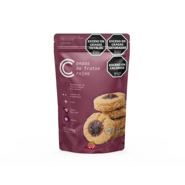 Pepas Frutos Rojos Celula 200g