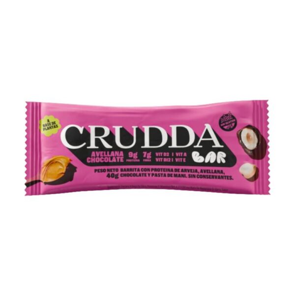 Barrita Proteica Avellana Chocolate Crudda 40g