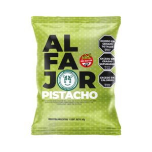Felices las Vacas Alfajor Chocolate Relleno De Pistacho 60g