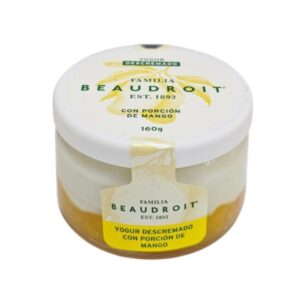 Yogur Entero Pulpa de Mango Beaudroit 160g
