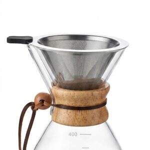 Cafetera Chemex Vidrio Caffettino 400Ml