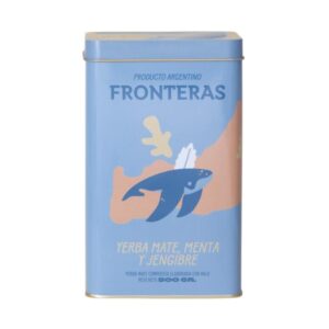 Lata Yerba Mate Menta Y Jengibre Fronteras 500g