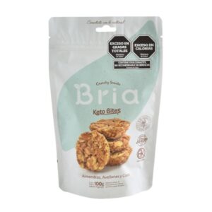 Snack Keto Bites Almendra Avellana Coco Bria 100g