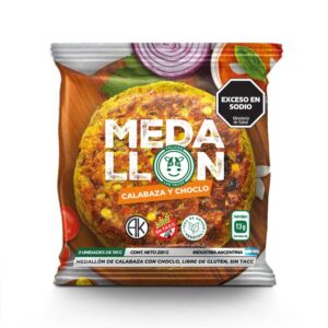 Medallon calabaza Y Choclo Felices Las Vacas 2U