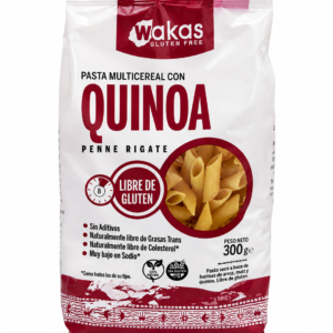 Paquete de pasta de quinoa sin gluten